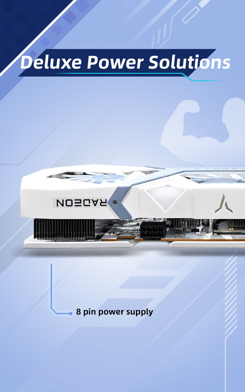 Yeston Game Ace Radeon RX 7650GRE 8GB GDDR6 7nm video cards Desktop computer PC Gaming Graphics Card