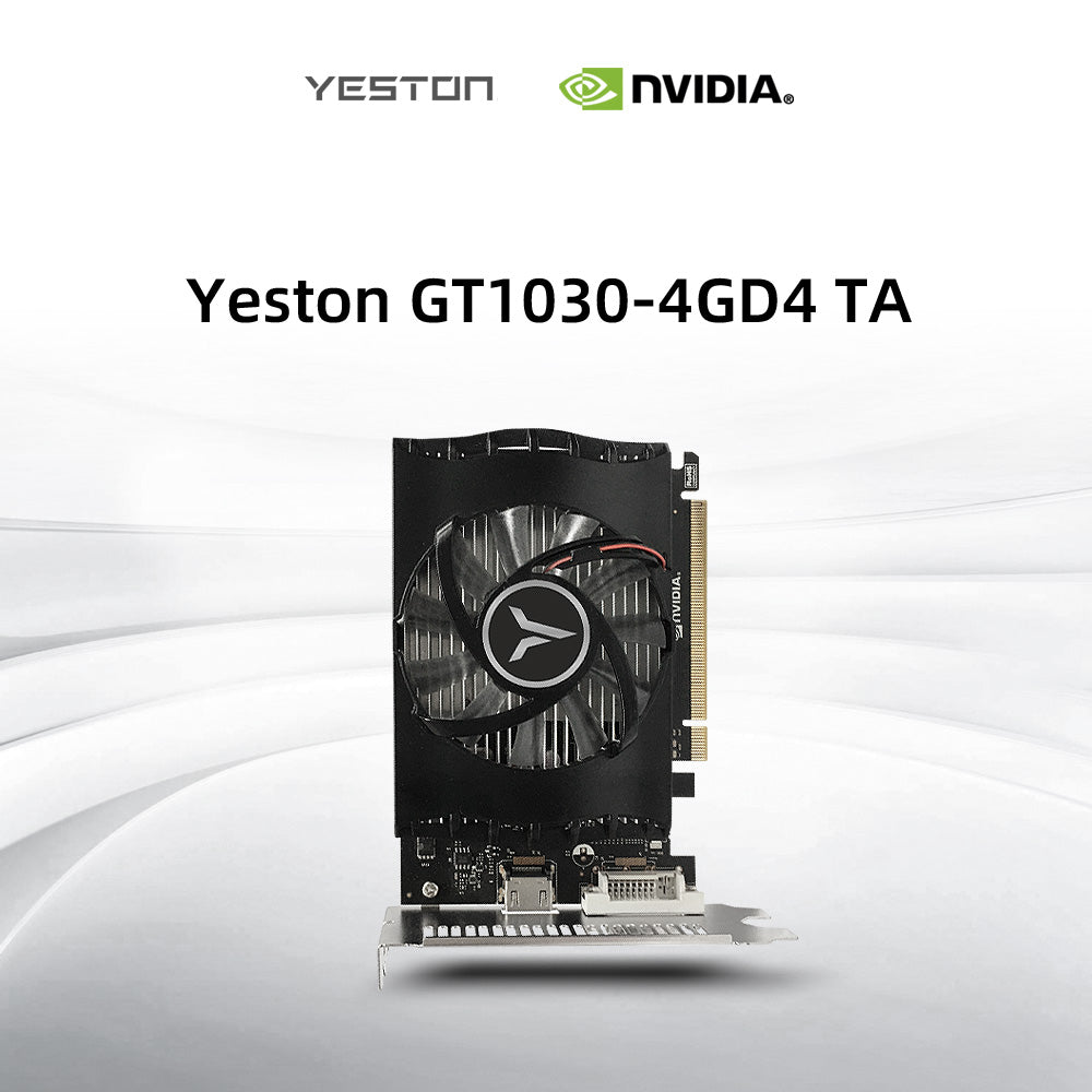 Yeston GT 1030 4GD4 64bit Graphics Card PCIE 3.0 GDDR4 Video Card for PC