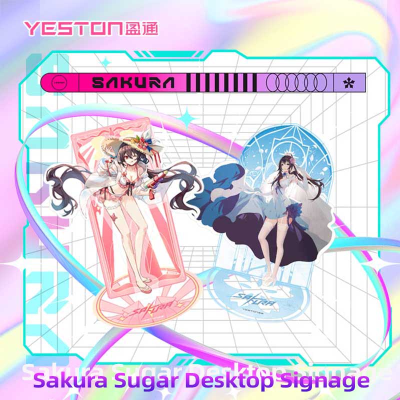 (March Promotion: $5 discount over $30)Yeston Sakura Sugar Desktop Signage