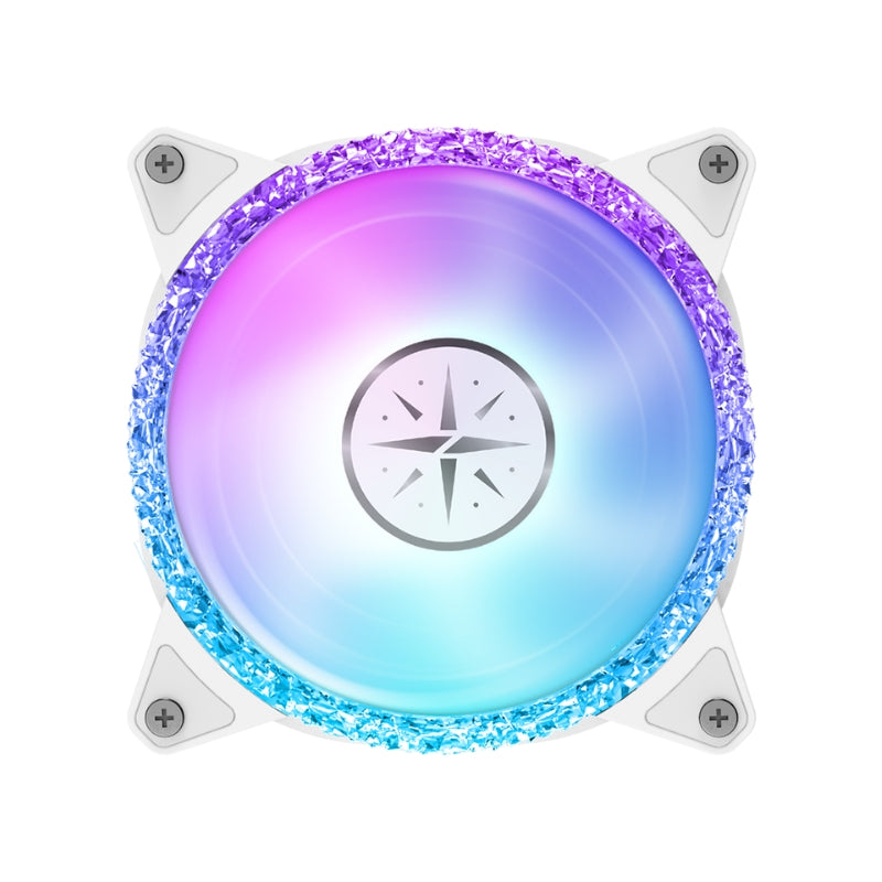 (Promotion: $5 discount over $30)(Only Canada has inventory) Zeaginal ZC-12025 ARGB Bling Bling LED 120mm Case Fan,Quiet Edition High Airflow Color LED Case Fan for PC Cases, CPU Coolers,Radiators SystemComputer Case Cooling Fan