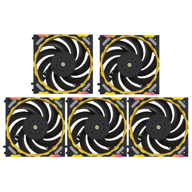 (Promotion: $5 discount over $30)Zeaginal ARGB Zhuishen Ti LED 120mm Case Fan,Quiet Edition High Airflow Color LED Case Fan for PC Cases, CPU Coolers,Radiators SystemComputer Case Cooling Fan