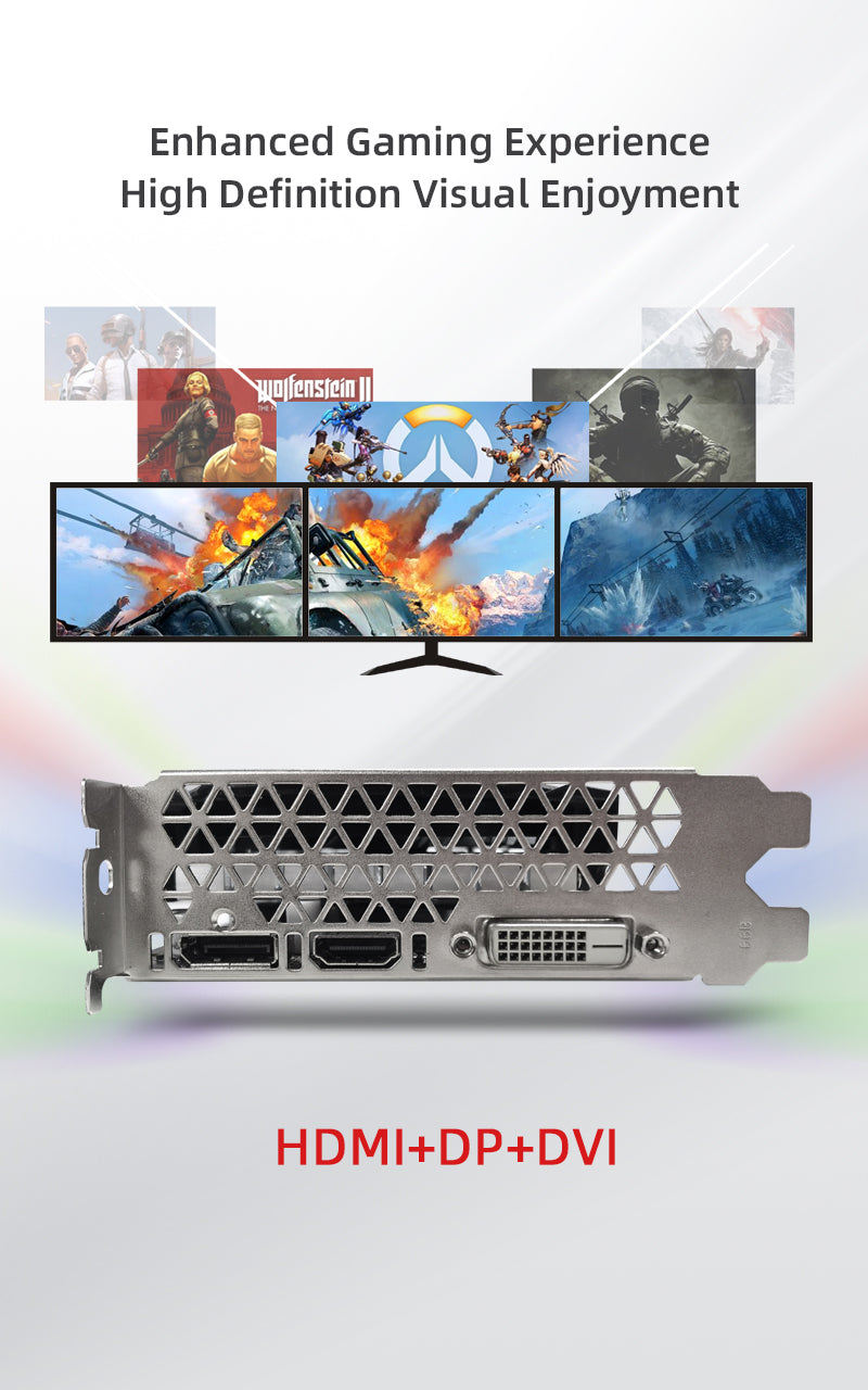 (Open Box Only US)Yeston GAEA RTX 3050 6GB GDDR6 Graphics cards Nvidia pci express 4.0 x8 video cards Desktop computer PC video gaming graphics card