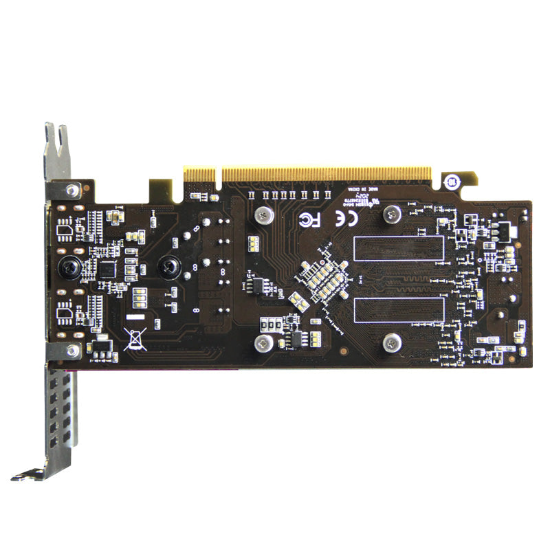 Yeston Radeon RX 550 4GB GDDR5 1183MHz 512processors PCIExpress 3.0 video cards DirectX12 Double slot 4*HDMI compatible Half height graphics card of Desktop