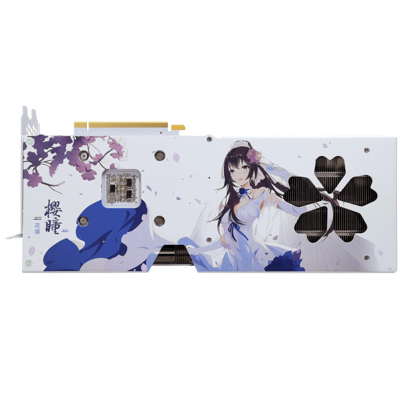(Open Box Only US)Yeston Sakura Nvidia GeForce RTX 4070 Super Graphics Card GDDR6X 12G 192bit GDDR6X Gaming GPU(副本)