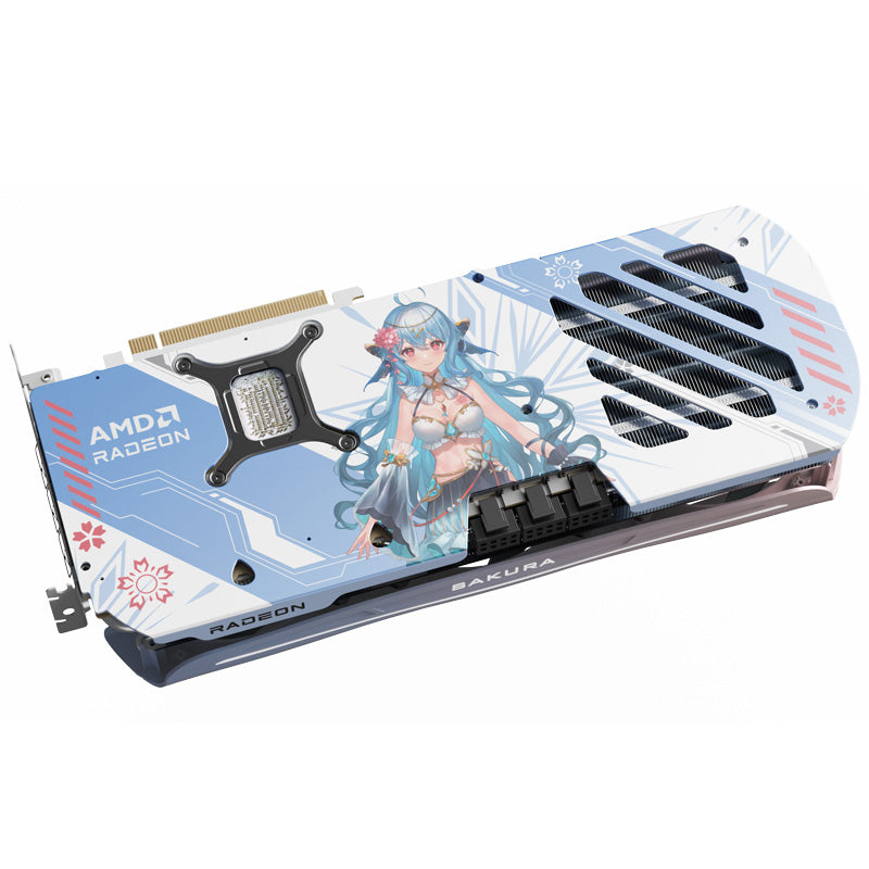 Yeston Sakura Atlantis Radeon RX 9070 XT 16G GDDR6 256bit 4nm video cards Desktop Computer PC Graphics Card