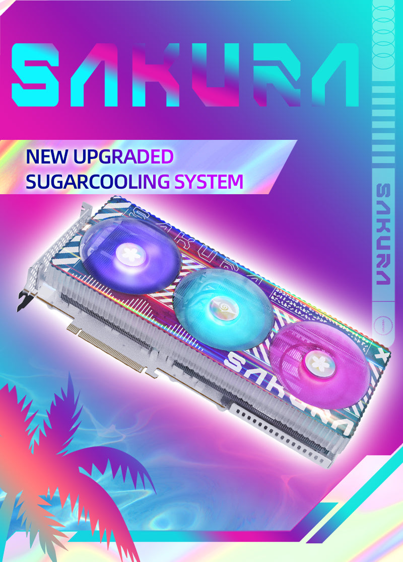(Open Box Only US)Yeston Sakura Sugar Nvidia GeForce RTX 4080 Super Graphics Card 16G 256bit GDDR6X Gaming GPU