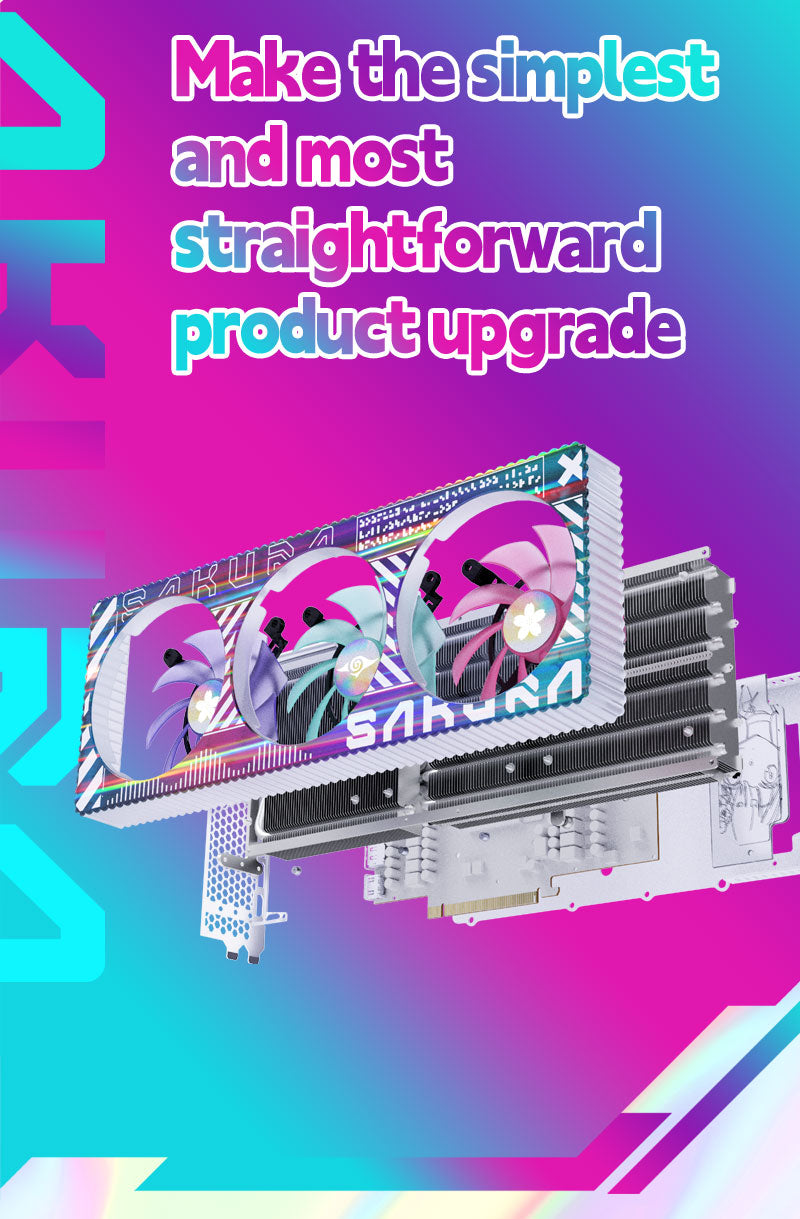 (Open Box Only US)Yeston Sakura Sugar Nvidia GeForce RTX 4080 Super Graphics Card 16G 256bit GDDR6X Gaming GPU