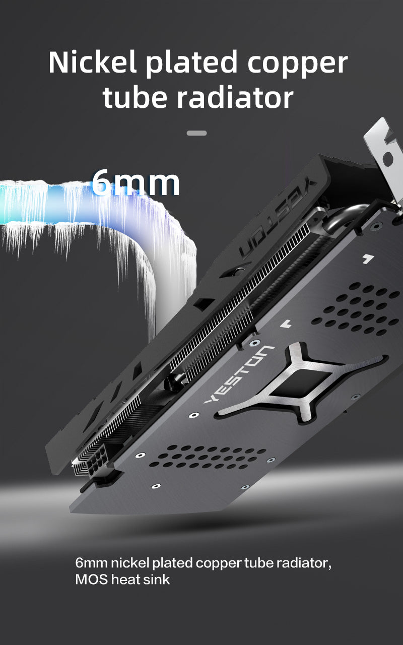 Yeston Radeon RX 7600 8GD6 GDDR6 128bit video cards Desktop computer PC Video Graphics Card