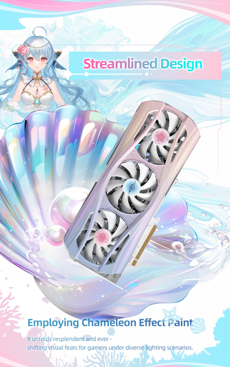 (September Promotion)Yeston Sakura Atlantis Nvidia GeForce RTX 5080 Graphics Card GDDR7 16G 256bit Gaming GPU