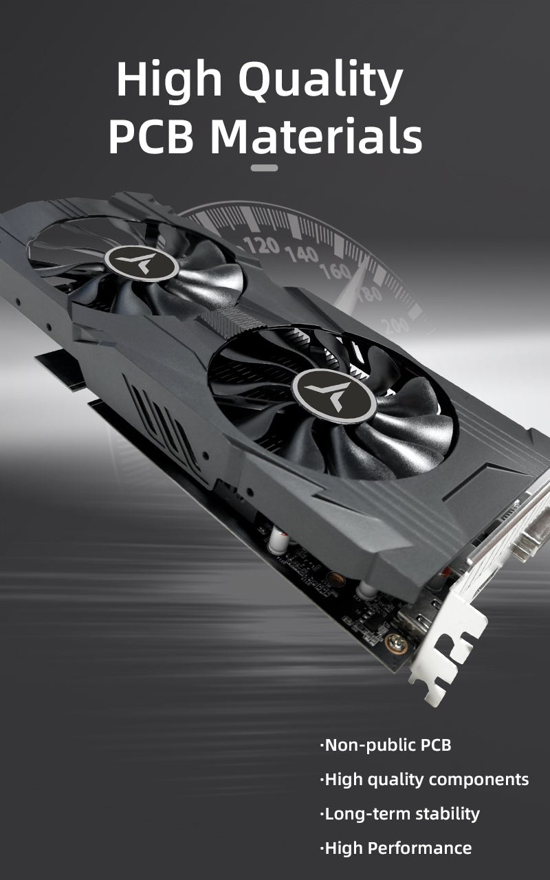 Yeston GAEA GTX 1050 ti 4GD5 128bit Graphics Card PCIE 3.0 GDDR5 1050 Ti Graphics Card for PC
