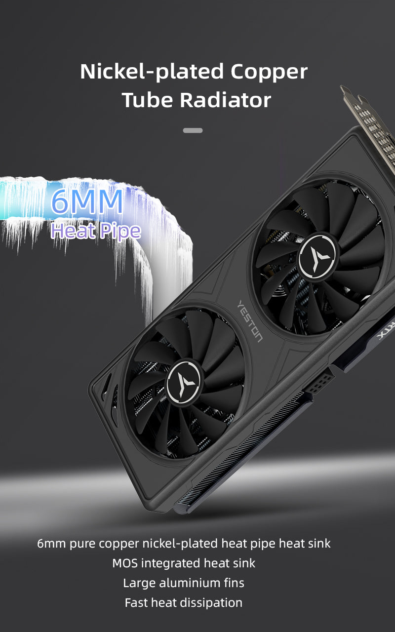 Yeston GAEA Nvidia GeForce RTX 5060 Ti 8G 128bit GDDR7 Gaming GPU Graphics Card