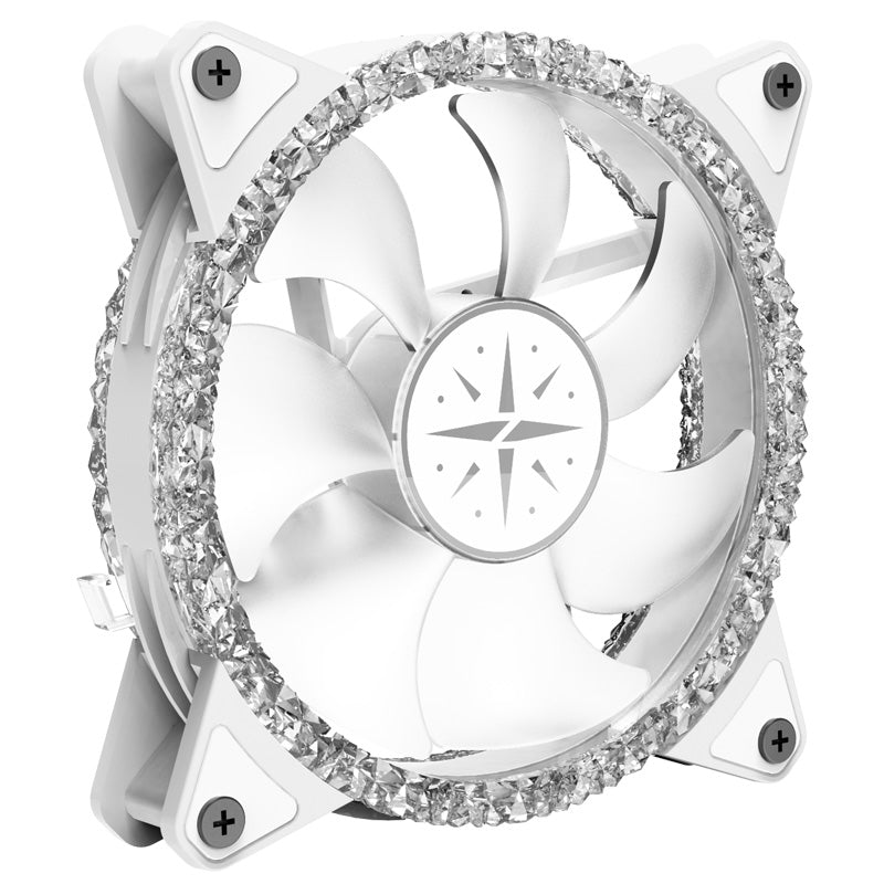 (Promotion: $5 discount over $30)(Only Canada has inventory) Zeaginal ZC-12025 ARGB Bling Bling LED 120mm Case Fan,Quiet Edition High Airflow Color LED Case Fan for PC Cases, CPU Coolers,Radiators SystemComputer Case Cooling Fan