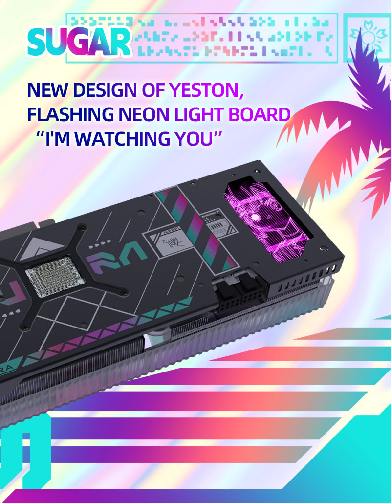 Yeston Sakura Sugar Radeon RX 7900 XT 20GD6 GDDR6 320bit 5nm video cards Desktop computer PC Video Graphics Card