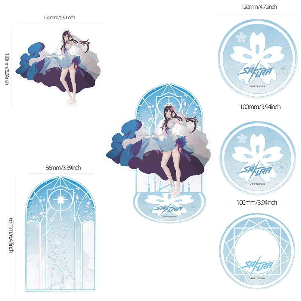 (March Promotion: $5 discount over $30)Yeston Sakura Sugar Desktop Signage