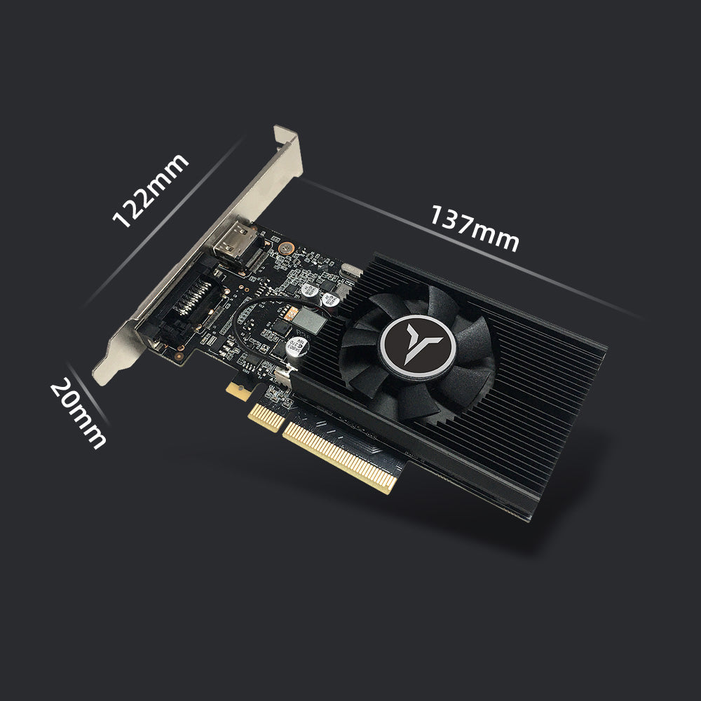Yeston GT 1030 4GD4 LP 64bit Graphics Card PCIE 3.0 DDR4 Video Card for PC