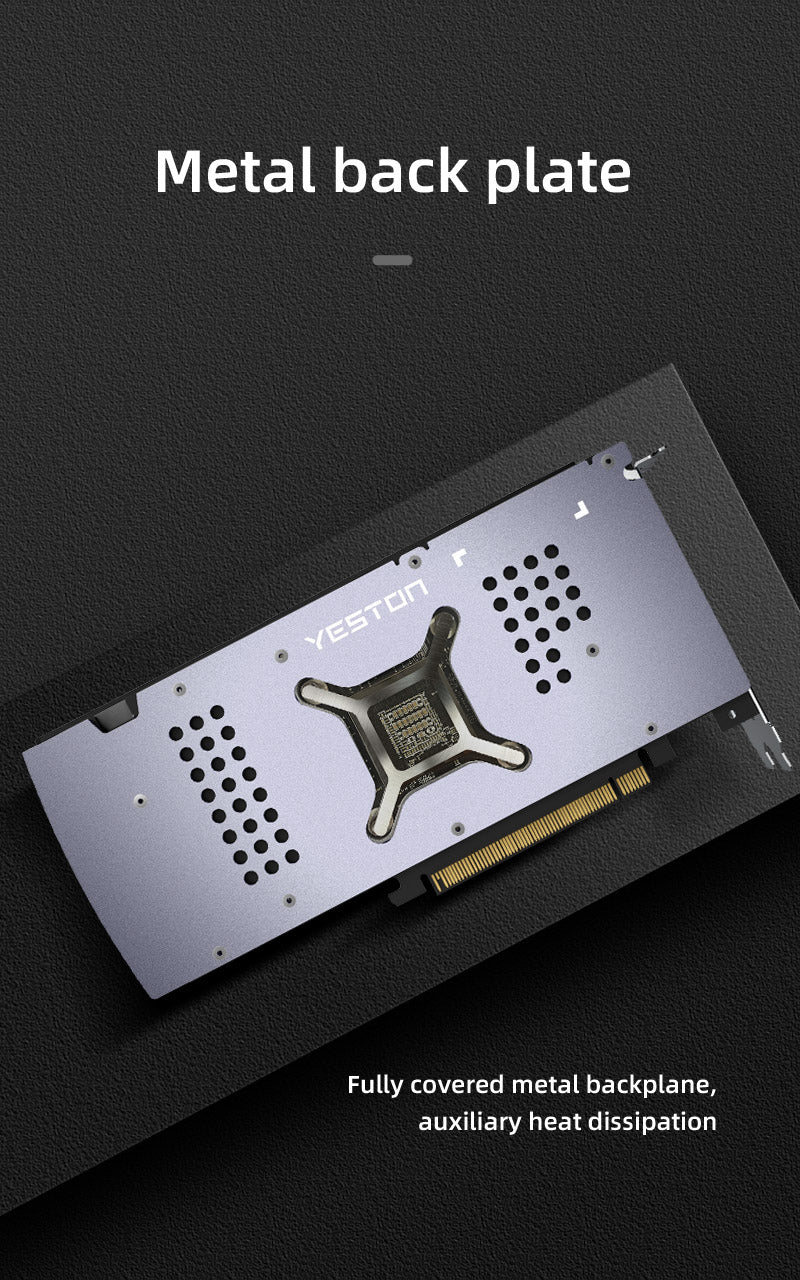 Yeston Radeon RX 6650 XT 8G GDDR6 128bit 7nm Desktop computer PC Video Graphics Card