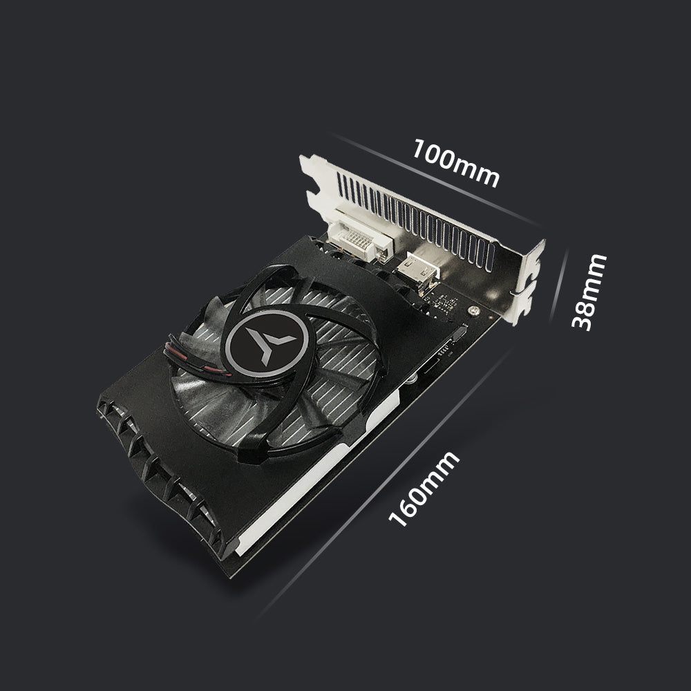 Yeston GT 1030 4GD4 64bit Graphics Card PCIE 3.0 GDDR4 Video Card for PC