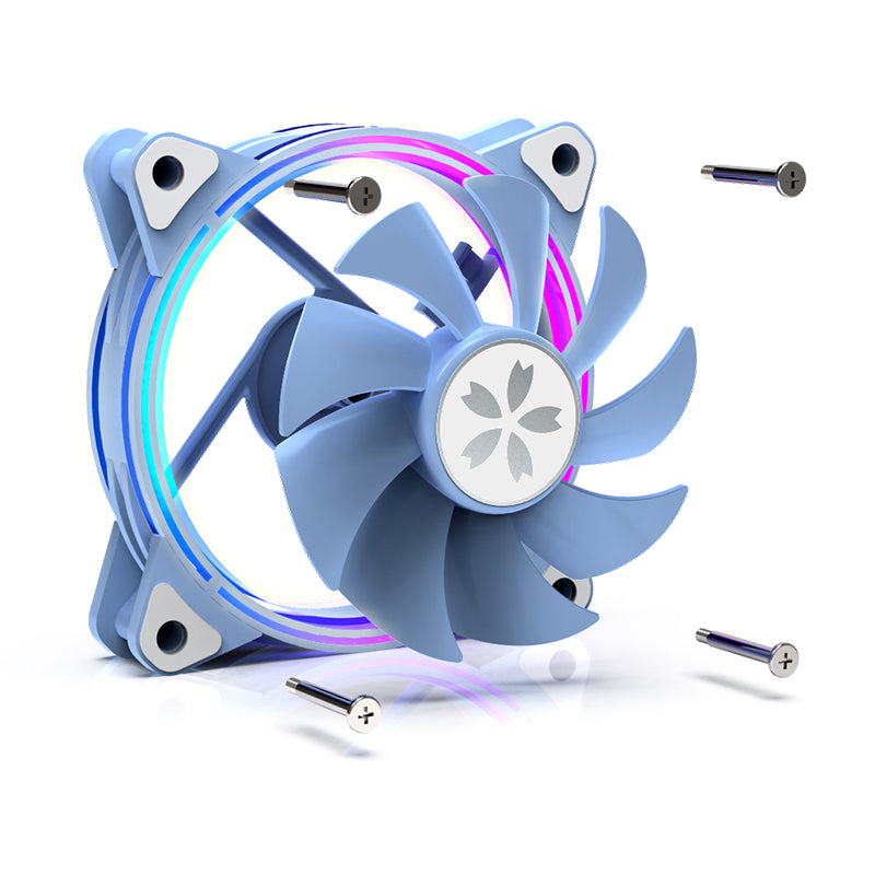 (Promotion: $5 discount over $30)(Only Canada has inventory)Yeston * zeaginal SAKURA ARGB LED 120mm Case Fan,Quiet Edition High Airflow Color LED Case Fan for PC Cases, CPU Coolers,Radiators SystemComputer Case Cooling Fan