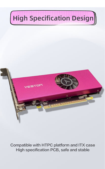 Yeston GTX 1050 ti 4GD5 LP 128bit Graphics Card PCIE 3.0 GDDR5 1050 Ti Video Card for PC