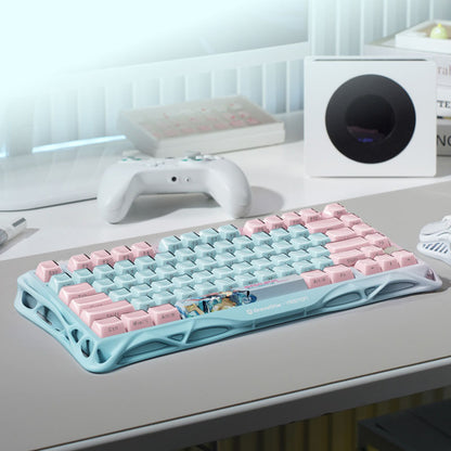 Yeston x Gravastar Mercury K1 Lite Sakura Atlantis Mechanical Keyboard