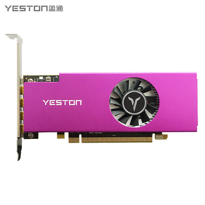 Yeston Radeon R7 350-4G 4MINIDP 4GB 128bit GDDR5 700MHz 512processors PCIExpress 3.0*16 video cards 4 Screen Graphics Card DirectX12 4*MINIDP compatible graphics card of Desktop