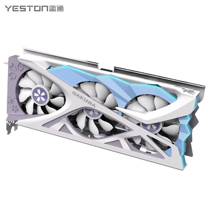 Yeston Sakura Nvidia GeForce RTX 4060Ti 16G GDDR6  128bit GDDR6 Gaming GPU Graphics Card