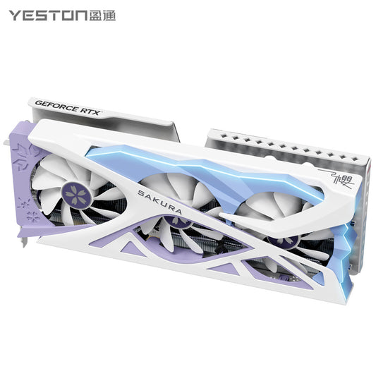 Yeston Sakura Nvidia GeForce RTX 5070 Graphics Card GDDR7 12G 192bit Gaming GPU
