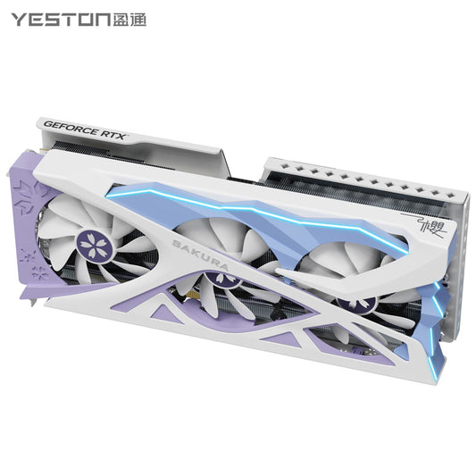 (August Promotion  Buy & Get $50 Gift Card)Yeston Sakura Nvidia GeForce RTX 5080 Graphics Card GDDR7 16G 256bit Gaming GPU