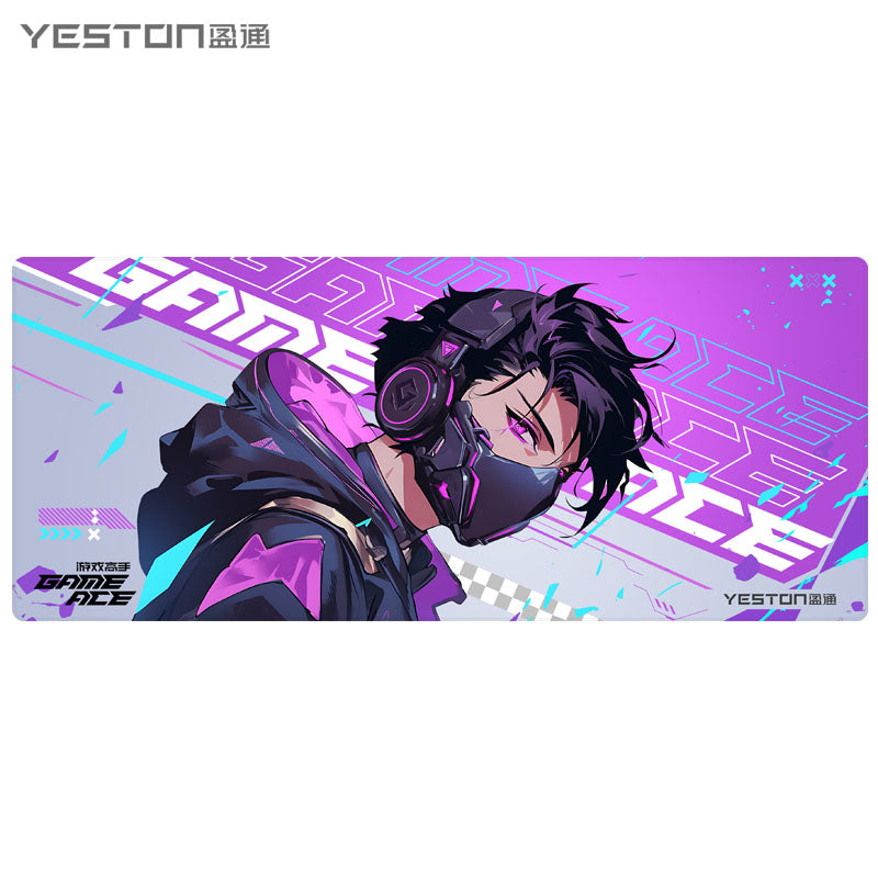 Yeston Game Ace 27.5*11.8*0.12in(700*300mm) Mouse pad, Thick Extended Mouse Mat Non-Slip Spill-Resistant Desk Pad