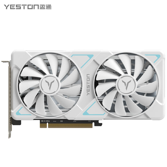 (Promotion)Yeston GAEA Nvidia GeForce RTX 5060 8G 128bit GDDR7 Gaming GPU White Graphics Card