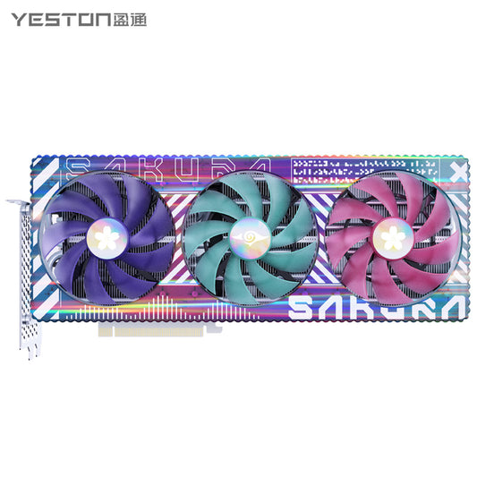 Yeston Sakura Sugar Nvidia GeForce RTX 4080 Graphics Card 16G 256bit GDDR6X Gaming GPU