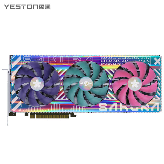 Yeston Sakura Sugar Radeon RX 7900 XTX 24GD6 GDDR6 384bit 5nm video cards Desktop computer PC Video Graphics Card