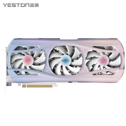 Yeston Sakura Atlantis  Radeon RX 9070 16G GDDR6 256bit 4nm video cards Desktop Computer PC Graphics Card