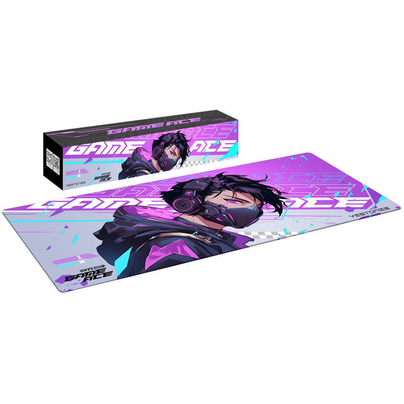 Yeston Game Ace 27.5*11.8*0.12in(700*300mm) Mouse pad, Thick Extended Mouse Mat Non-Slip Spill-Resistant Desk Pad