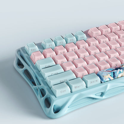 Yeston x Gravastar Mercury K1 Lite Sakura Atlantis Mechanical Keyboard