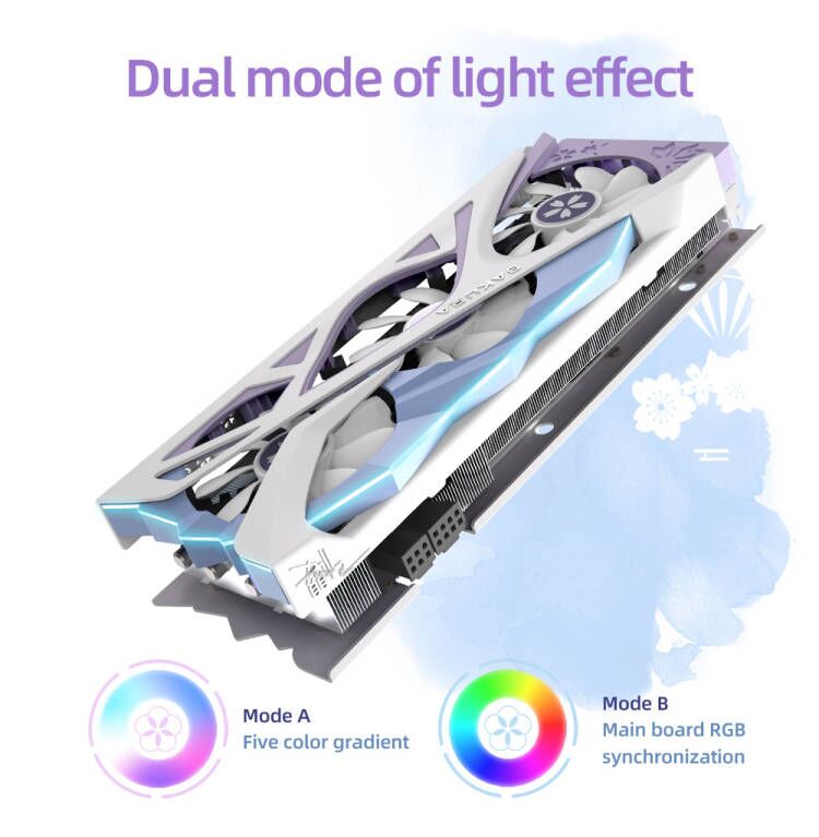 Yeston RX6750XT 12GBグラフィックスカード Yeston RX6750XT Sakura 192Bit 12GB GDDR6 GPU Graphics Card | eBay