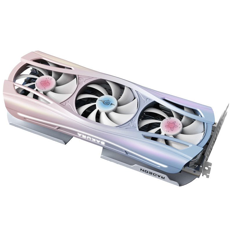 Yeston Sakura Atlantis  Radeon RX 9070 XT 16G GDDR6 256bit 4nm video cards Desktop Computer PC Graphics Card