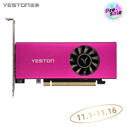 (11.1-11.16 ＄10 Off）Yeston RTX 3050 6GB GDDR6 Graphics cards Nvidia pci express 4.0 x8 video cards Desktop computer PC video gaming graphics card