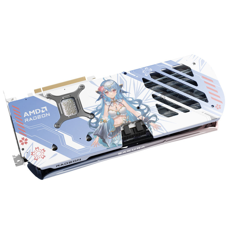Yeston Sakura Atlantis  Radeon RX 9070 16G GDDR6 256bit 4nm video cards Desktop Computer PC Graphics Card
