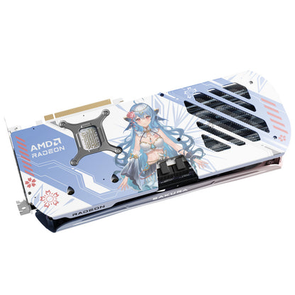 Yeston Sakura Atlantis  Radeon RX 9070 16G GDDR6 256bit 4nm video cards Desktop Computer PC Graphics Card