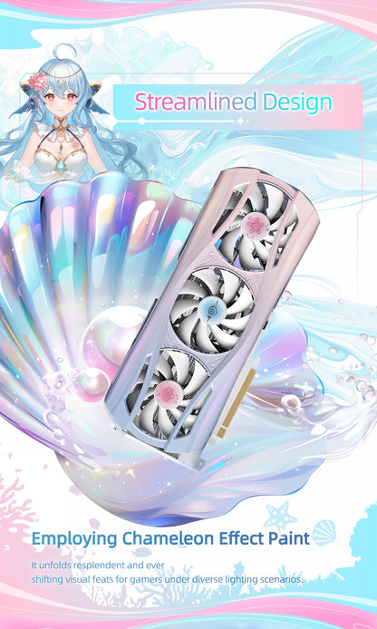 Yeston Sakura Atlantis  Radeon RX 9070 16G GDDR6 256bit 4nm video cards Desktop Computer PC Graphics Card