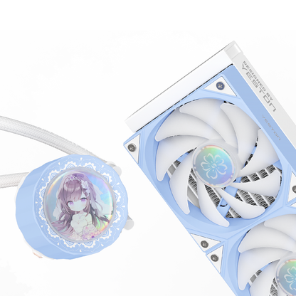 Yeston Sakura 360 Desktop Liquid CPU Cooler supports Intel / AMD platform PWM Temperature Control Fan Water Cooling Radiator