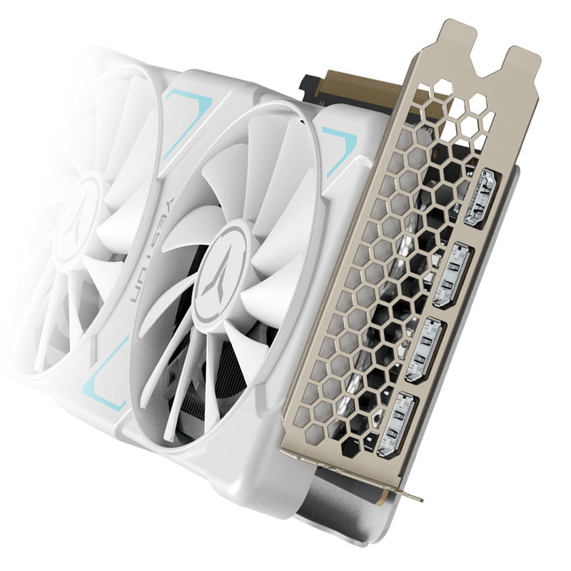 (Promotion)Yeston GAEA Nvidia GeForce RTX 5060 8G 128bit GDDR7 Gaming GPU White Graphics Card