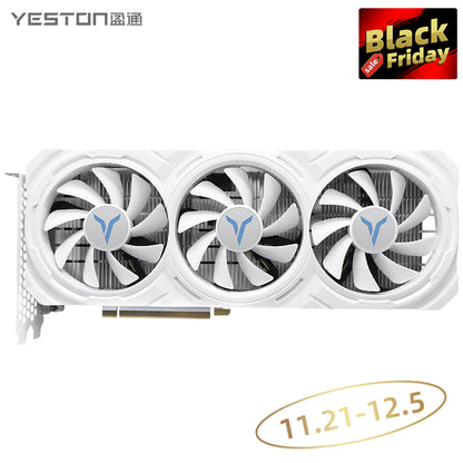 (11.21-12.05 ＄10 Off) Yeston GAEA PLUS RTX 4060 8G GDDR6 128bit 5nm Desktop computer PC Video Graphics Card