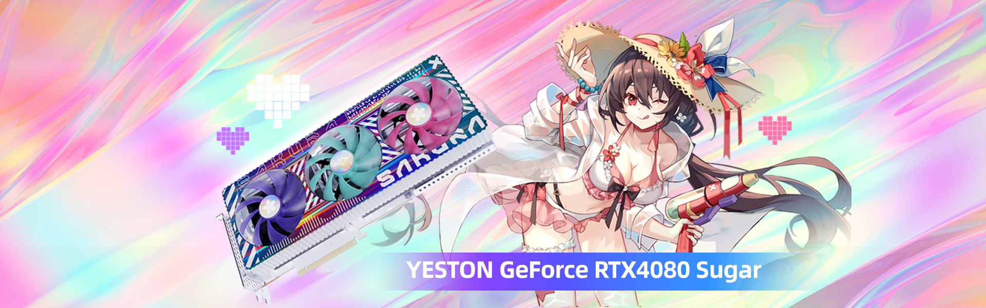 Yeston Sakura Nvidia GeForce RTX 4070 Graphics Card GDDR6X 12G 192bit –  YestonStore
