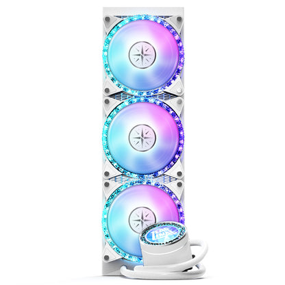 Yeston*Zeaginal ZC-360/240 ARGB Bling Bling integrated CPU supports Intel / AMD platform PWM temperature control fan water cooling radiator ARGB synchronous fan