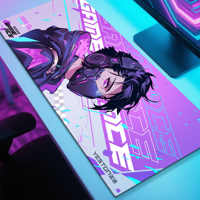 Yeston Game Ace 27.5*11.8*0.12in(700*300mm) Mouse pad, Thick Extended Mouse Mat Non-Slip Spill-Resistant Desk Pad