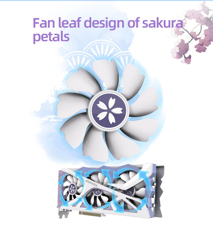 (Open Box Only US)Yeston Sakura Nvidia GeForce  RTX 3070 Graphics Card 8G 256bit GDDR6 Gaming GPU