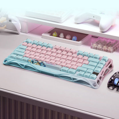 Yeston x Gravastar Mercury K1 Lite Sakura Atlantis Mechanical Keyboard