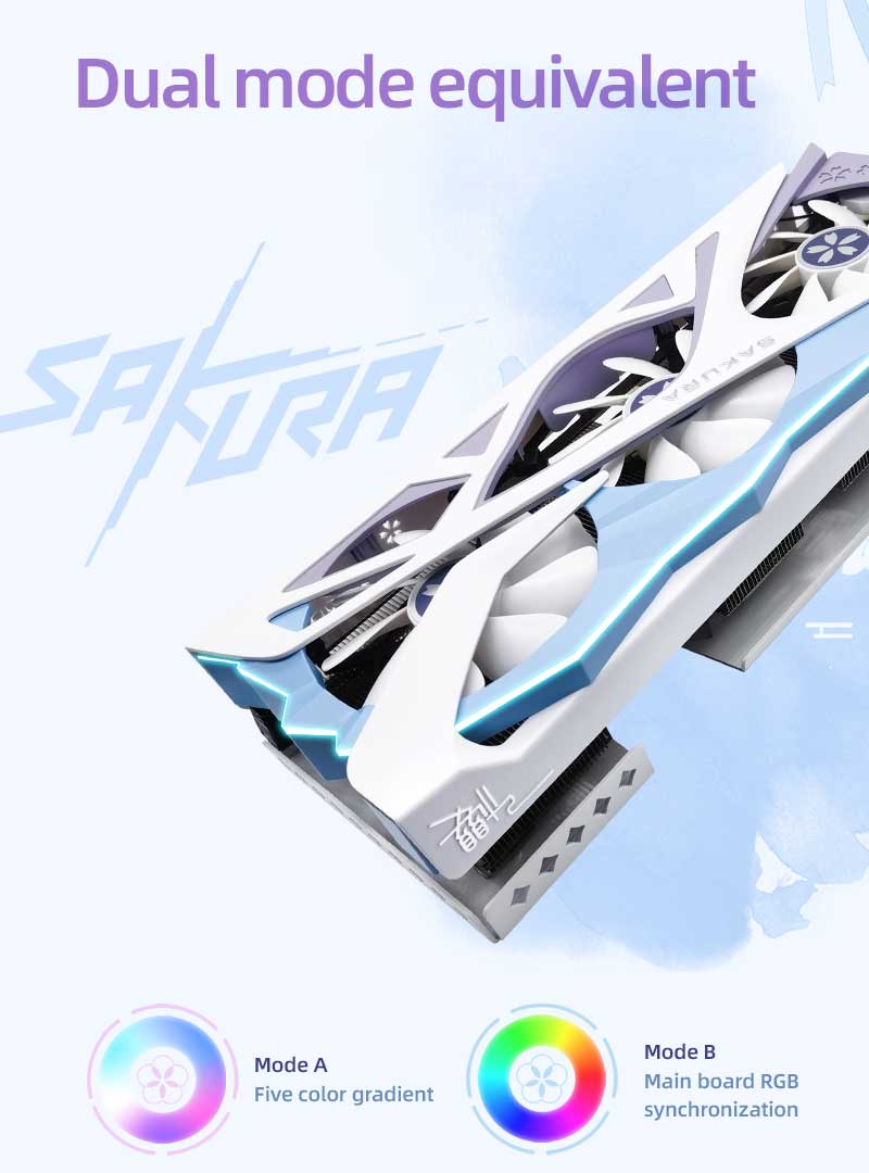 (Promotion $20 Off)Yeston Sakura Radeon RX 6800 XT 16GB D6 GDDR6（No HDMI interface） 256bit 7nm video cards Desktop computer PC Video Graphics Card（Only supports single DP interface output）